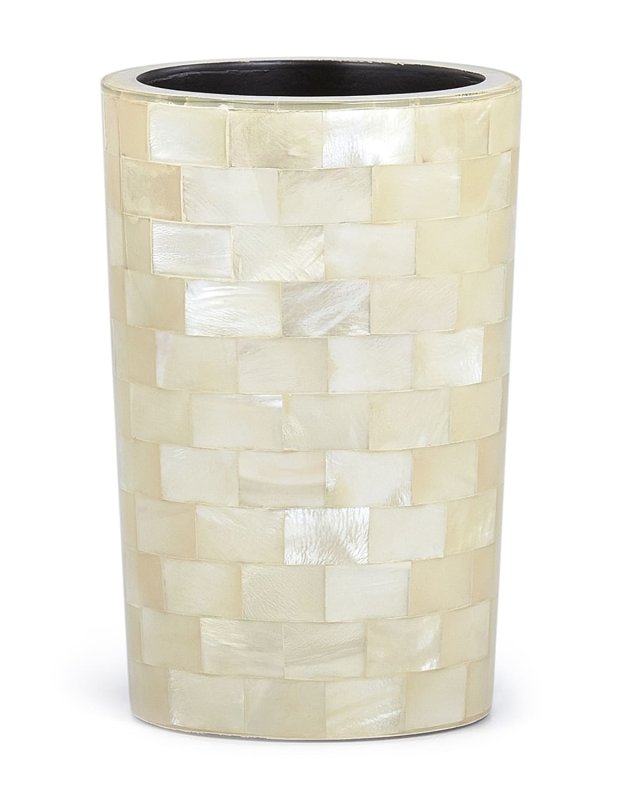 White Agate Brush Holder